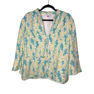 Vintage Pendleton Miami Mix Linen Blend Blazer Women’s XL